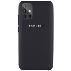 Чехол Silicone Cover (AAA) для Samsung Galaxy A71, Черный / Black