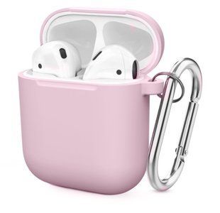 Чохол BlackPink для AirPods Ultra Classic з карабіном, Рожевий
