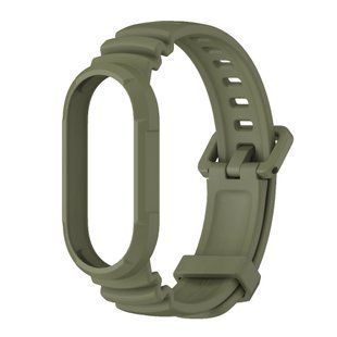 Ремінець силіконовий MIJOAS для Miband 8/9, Хакі