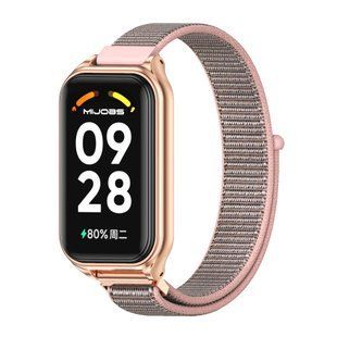 Ремінець Mijobs Loop для Redmi Band 3 / Mi Band 9 Active, Рожевий