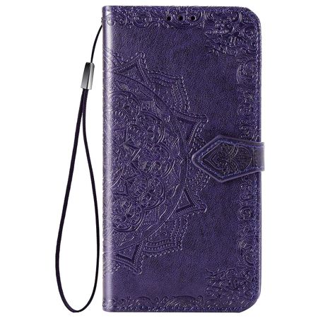 Кожаный чехол (книжка) Art Case с визитницей для Xiaomi Redmi K30 / Poco X2, Фиолетовый