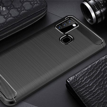 TPU чехол Slim Series для Samsung Galaxy A21s, Черный
