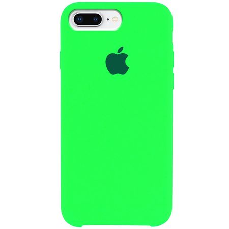 Чехол Silicone Case для iPhone 7 Plus | 8 Plus Салатовый - Neon Green