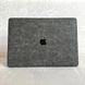 Чохол накладка з еко шкіри на MacBook Air 15 (A2941), Сірий, MacBook Air 15 (A2941)