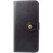 Кожаный чехол книжка GETMAN Gallant (PU) для Samsung Galaxy A21, Черный