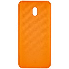 TPU чехол Fiber Logo для Xiaomi Redmi 8a, Оранжевый