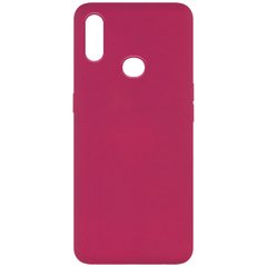 Чехол Silicone Cover Full without Logo (A) для Samsung Galaxy A10s, Бордовый / Marsala