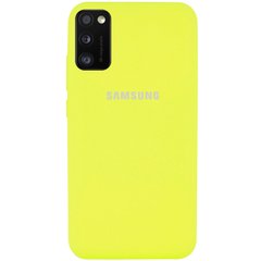 Чехол Silicone Cover Full Protective (AA) для Samsung Galaxy A41, Желтый / Flash