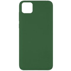 Чехол Silicone Cover Full without Logo (A) для Huawei Y5p, Зеленый / Dark green