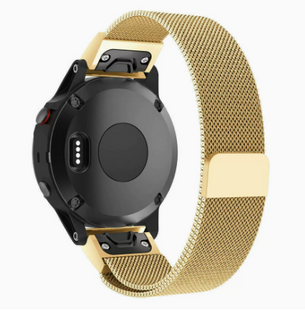 Міланський металевий ремінець 20 мм для Garmin Fenix 7S / 6S / 6S Pro / 5S / 5S Plus , жовтий