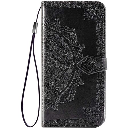 Кожаный чехол (книжка) Art Case с визитницей для Xiaomi Redmi K30 / Poco X2, Черный