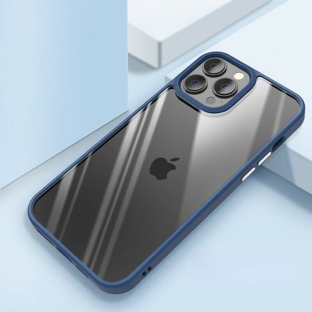 TPU+PC чехол Chrome Buttons для Apple iPhone 13 Pro Max (6.7"), Синий