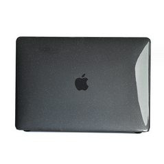 Чехол накладка для MacBook Pro 14" (A2442) с блестками, Чорний