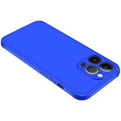 Пластиковая накладка GKK LikGus 360 градусов (opp) для Apple iPhone 13 Pro Max (6.7"), Синий