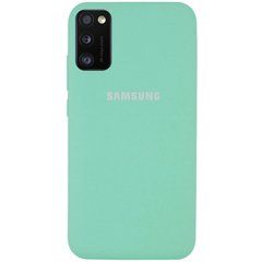 Чехол Silicone Cover Full Protective (AA) для Samsung Galaxy A41, Бирюзовый / Ocean blue