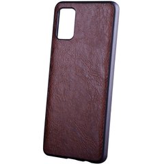 Кожаный чехол PU Retro classic для Samsung Galaxy M51, Темно-коричневый