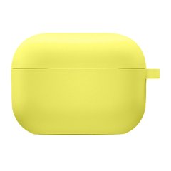 Силиконовый футляр с микрофиброй для наушников Airpods 3, Желтый / Bright Yellow