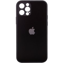 TPU+Glass чехол Matte Candy Full camera для Apple iPhone 12 Pro Max (6.7"), Черный