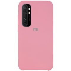 Чехол Silicone Cover (AAA) для Xiaomi Mi Note 10 Lite, Розовый / Light pink