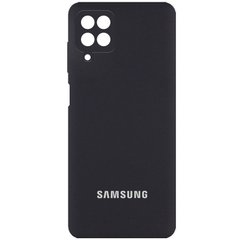 Чехол Silicone Cover Full Camera (AA) для Samsung Galaxy A22 4G / M32, Черный / Black