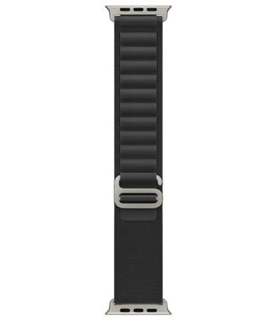 Тканевый ремешок Alpine LOOP Apple Watch 42 / 44 / 45 AAA+, Чорний
