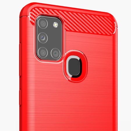 TPU чехол Slim Series для Samsung Galaxy A21s, Красный