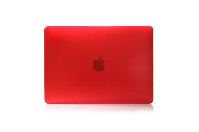 Чехол на MacBook air (2018-2021) A1932 Пластиковый Красный на A1932