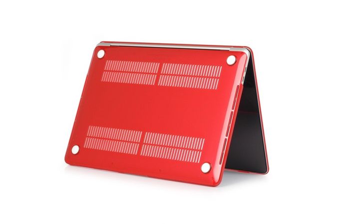 Чехол на MacBook air (2018-2021) A1932 Пластиковый Красный на A1932