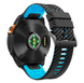 Силіконовий ремінець з карбоновим візерунком 26 мм для Garmin Fenix / Enduro / Tactix, Lihgt Blue