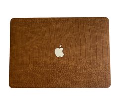 Чехол накладка c эко кожи на MacBook Air 15 (A2941), Горчичный