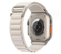 Тканинний ремінець Alpine LOOP Apple Watch 42 / 44 / 45 AAA+, Білий