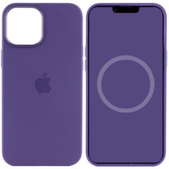 Чехол Silicone case (AAA) full with Magsafe and Animation для Apple iPhone 12 Pro Max (6.7"), Фиолетовый / Amethyst