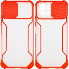 Чехол Camshield matte Ease TPU со шторкой для Xiaomi Mi 11 Lite, Красный