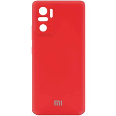 Чехол Silicone Cover My Color Full Camera (A) для Xiaomi Redmi Note 10 / Note 10s, Красный / Red