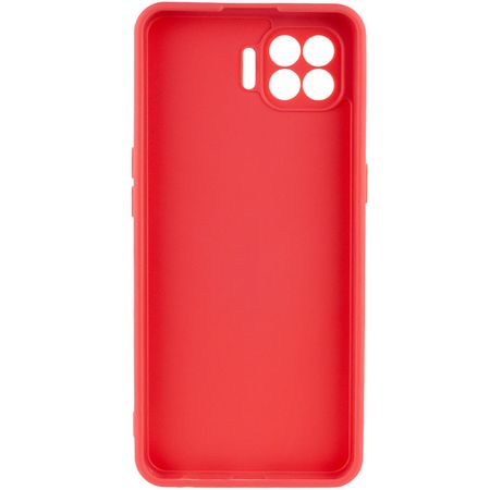 Силиконовый чехол Candy Full Camera для Oppo A93, Красный / Camellia
