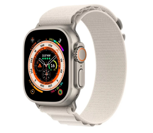Тканевый ремешок Alpine LOOP Apple Watch 42 / 44 / 45 AAA+, Білий