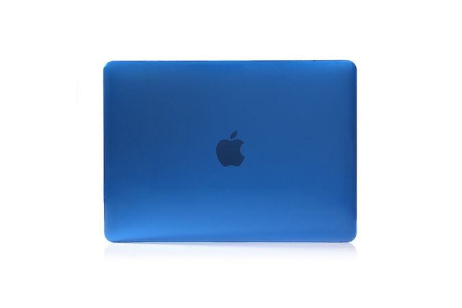 Чехол на MacBook air (2018-2021) A1932 Пластиковый Синий на A1932