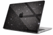 Чехол накладка для MacBook Pro 16" (A2485) М2/3/4 с блестками, Черный