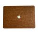 Чехол накладка c эко кожи на MacBook Air 15 (A2941), Горчичный