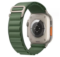 Тканевый ремешок Alpine LOOP Apple Watch 42 / 44 / 45 AAA+, Хакі