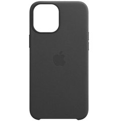 Кожаный чехол Leather Case (AAA) для Apple iPhone 12 Pro Max (6.7"), Black