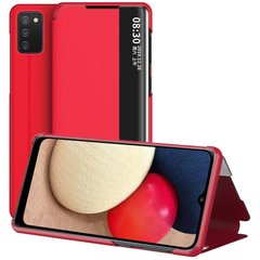Чехол-книжка Smart View Cover для Samsung Galaxy A02s, Красный