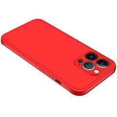 Пластиковая накладка GKK LikGus 360 градусов (opp) для Apple iPhone 13 Pro (6.1"), Красный