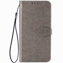 Кожаный чехол (книжка) Art Case с визитницей для Huawei Y5p, Серый