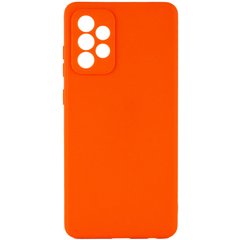 Силиконовый чехол Candy Full Camera для Samsung Galaxy A72 4G / A72 5G, Оранжевый / Orange