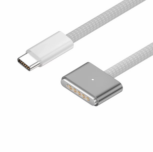 Кабель MagSafe 3 Type-C 140W для MacBook Air / Pro (PD 140W, 2 м), сірий