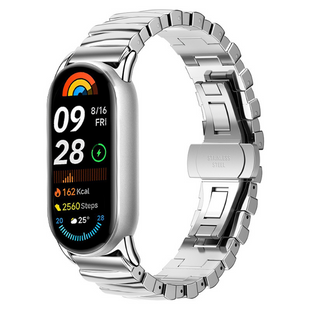 Ремінець-ланцюжок Steel Classic для Mi Band 8/9/10, Silver