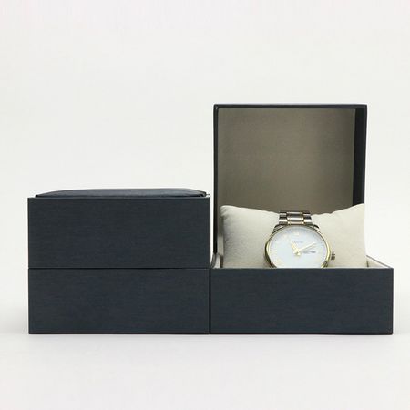 Скринька для годинника "Fashion" (Ш х В х Г) 10х7,5х10, Сірий