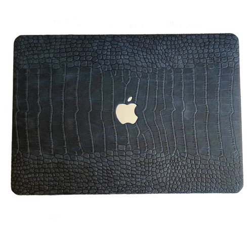 Чохол накладка на Macbook Pro 13 M1/M2/M3 шкіра, Синій