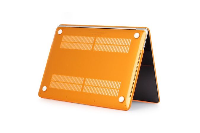 Чехол на MacBook air (2018-2021) A1932 Пластиковый Оранжевый на A1932
